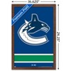 Trends International NHL Vancouver Canucks - Logo 21 Framed Wall Poster Prints - 3 of 4