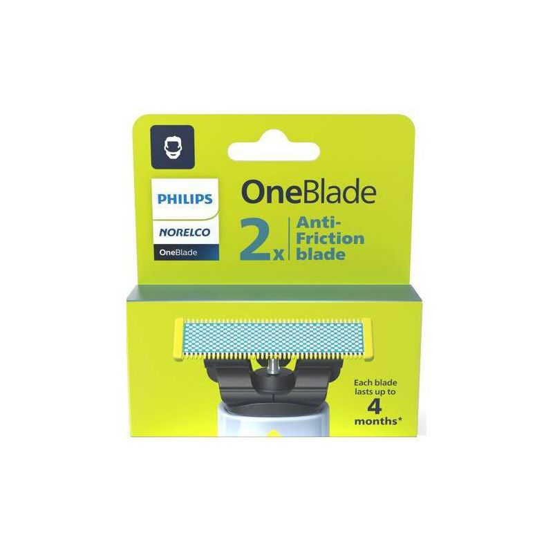 Philips Norelco OneBlade Anti-Friction Replacement Blade - QP225/80 - 2pk, 3 of 11