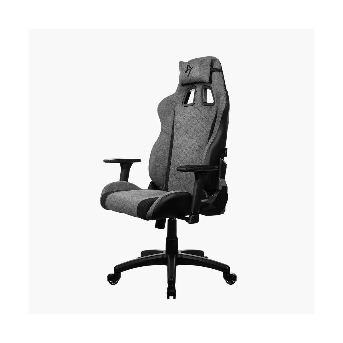 Arozzi Avanti Soft Fabric Office and Gaming Chair with Soft Neck and Lumbar Support Pillows