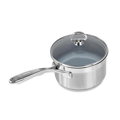 Chantal Induction 21 Stainless Steel 2 Quart Saucepan with Glass Lid