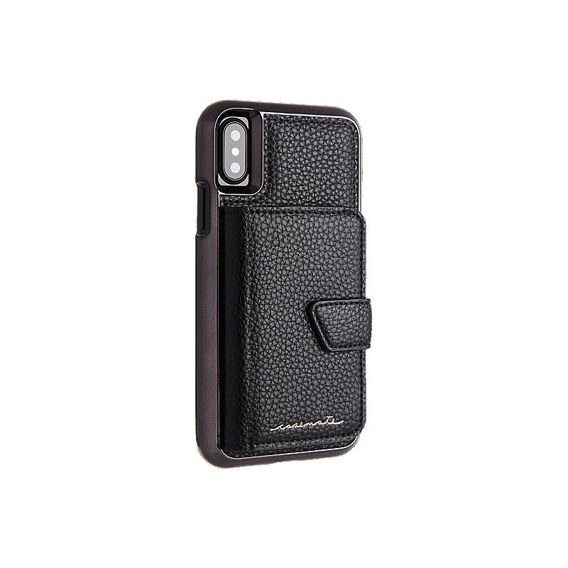 Case-Mate Compact Mirror Wallet Case for Apple iPhone X/XS - Black, 2 of 5