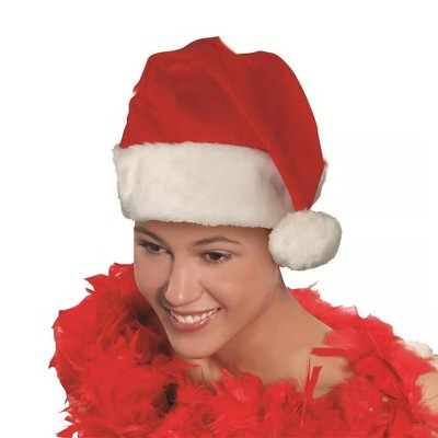 Forum Novelties Deluxe Santa Hat Christmas Costume Accessory