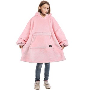 Catalonia Girls' Hoodie Sweatshirt, Oversized Wearable Fleece Pullover Boys, Gift Idea for Kids - 1 of 4