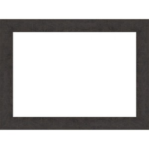 Amanti Art Rustic Plank Espresso Narrow Framed Dry Erase Magnetic Board - 1 of 4