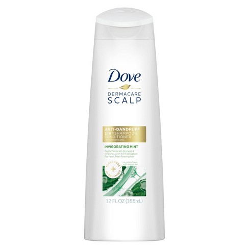 Dove Derma Care Scalp Invigorating Mint Anti Dandruff 2 In 1 Shampoo Conditioner 12 Fl Oz