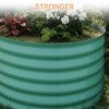 COZONY Galvanized Raised Garden Bed, Tall Metal Planter Box for Vegetables, Flowers and Herbs - 2 of 4