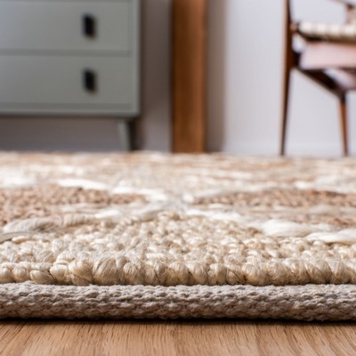 Handmade Reversible Brown/Beige Jute Area Rug - 3 ft. x 5 ft.