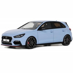 2017 Hyundai I30 N Light Blue Limited Edition to 2500 pieces Worldwide 1/18 Model Car by Otto Mobile - 1 of 4