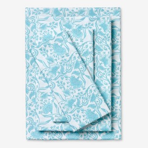 BrylaneHome Comfort Cloud Floral Sheet Set - 1 of 2