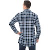 ADR Mens Flannel Shirt, Long Sleeve Cotton Top - 2 of 3