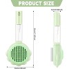 BABYYER Cat Brush for Shedding, 3-in-1 Pet Spray Hair Removal Comb with Visual Spray & Release Button, Waterproof Dog Grooming Brush for Furry Pet - 3 of 4