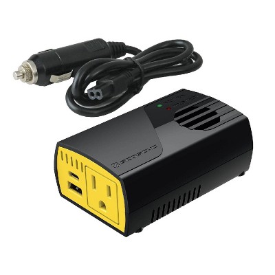 Scosche 150W Portable Power Inverter with Dual USB Ports PI150M