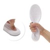 Unique Bargains Comfort Sport Shoe Inserts Fit Shoe White Gray 1 Pair - 2 of 4