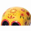Gallerie II Yellow Floral Sugar Skull Decorative Figure Figurine - 2 of 4