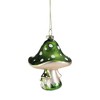 Northlight Set of 3 Red, Brown and Green Fairytale Mushroom Glass Christmas Ornaments - 4 of 4