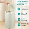 8 Gallon Touchless Motion Sensor Trash Can, Automatic Kitchen Trash Can with Lid, Stainless Steel Garbage Can for Home Bathroom Living Room Office - 4 of 4