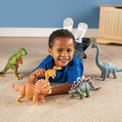 Jumbo Colorful Plastic Dinosaur Toy Set for Kids