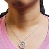 Haus of Brilliance Silver 1/10 Cttw Diamond Tree of Life Pendant Necklace - 4 of 4