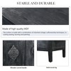 Kumasinova 59.8 Inch 4-Door Sideboard Storage Cabinet,Buffet Cabinet with Carved Flower Door Handle for Living Room,Kitchen and Entryway - 3 of 4