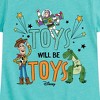 Girls' - Disney - Toys Will Be Toys Fitted Short Sleeve Graphic T-Shirt - 2 of 4