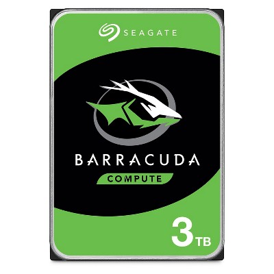 Seagate BarraCuda 3TB Internal Hard Drive HDD - 3.5 Inch SATA 6 Gb/s 7200 RPM 64MB Cache for Computer Desktop PC (ST3000DM007)