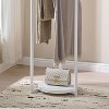Kings Brand Furniture Suit Valet Stand – Coat Rack with Rods, Storage Trays & Hanger, Freestanding Organizer for Bedrooms & Entryways - 4 of 4
