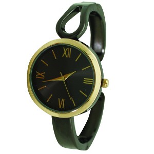 Olivia Pratt Shape Every Day Two Tone Metal Bangle Watch - 1 of 4