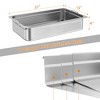 COZONY 6-Pack Stainless Steel Hotel Pans with Lids, Commercial Grade Food Storage Containers Catering Trays for Buffet Service and Kitchen Use - 2 of 4