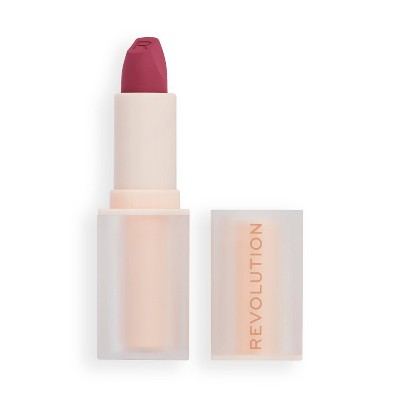 Makeup Revolution Lip Allure Soft Satin Lipstick - Berry Boss - 0.11oz ...