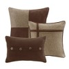 Sapphtopaz Faux Suede Full/Queen Comforter Set Lodge Cabin Style Pieced Fabric Bedding Set Quilt Set, Machine Washable, Steam Iron - 2 of 4