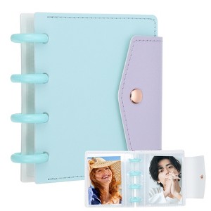 Unique Bargains Detachable Kpop Photocard Holder Book with Mushroom Button - 1 of 4