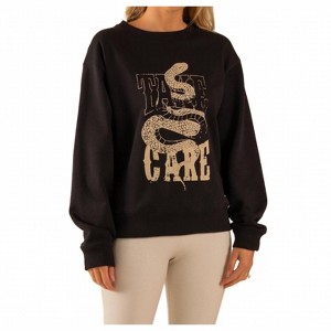 Women's 90‚Äôs Baggy Crewneck Take Care Sweatshire - Care Tucker - 1 of 4
