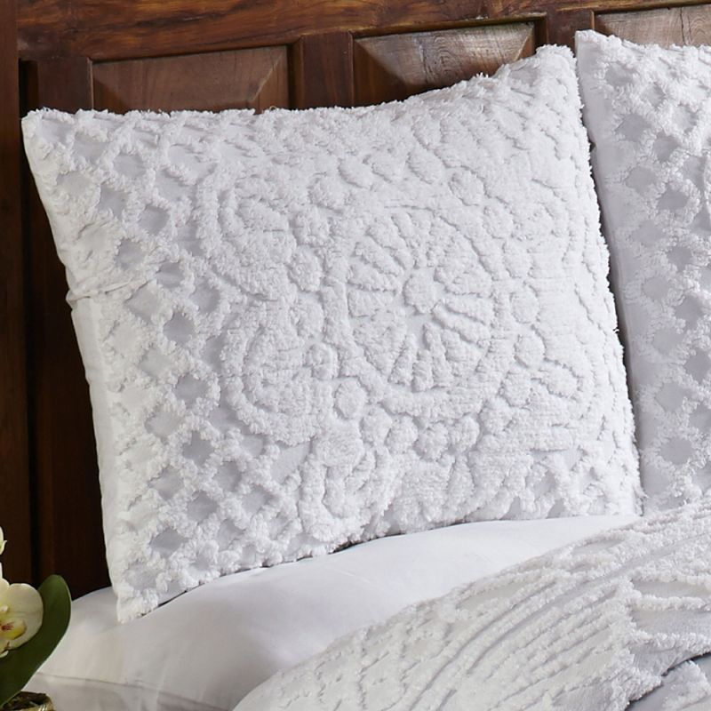 Trevor Collection 100% Cotton Tufted Unique Luxurious Bedspread & Sham Set - Better Trends, 3 of 9