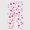 Toddler Girls' Adaptive 2pk Valentine's Day Capri Leggings - Cat & Jack™ Cream/Red - 2 of 3