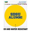 South Dakota State University Alumn Automotive Car Window Locker Circle Bumper Sticker - 2 of 4