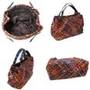 Amerileather Cybil Woven Handbag – Top Grain Cowhide Leather Purse with Intricate Basket Weave and Everyday Elegance - 3 of 3