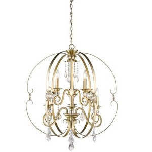 Golden Lighting Ella 2 Tier - 9 Light Chandelier - 1 of 4