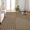 Modern Rainbow Easy Jute Area Rugs, Washable Natural Contemporary Indoor Outdoor Carpet for Living Room Bedroom Office Farmhouse Patio Backyard RV - 2 of 4