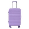 Cesicia 20"/24"/28" 3Pcs ABS Spinner Wheel Luggage with Combination Lock - 3 of 4
