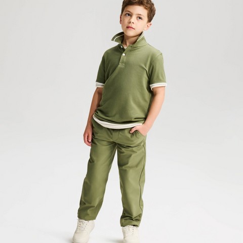 Детские Cat & Jack Boys' Short Sleeve Tipping Polo Shirt - Cat & Jack™ Navy Blue L