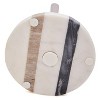 Lexi Home Marble Counter Paper Towel Holder - Mount White Stripes - 2 of 4