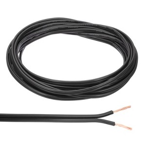 Unique Bargains Tinned Copper Insulated Heat Resistant PVC Covered 300V SPT-1 Round Wire 18AWG - 1 of 4