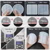 JDICTION 8-Pack Thick 4" Silicone Coaster Mold Set - 4 Round & 4 Square Resin Casting Molds - 2 of 4
