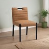 Meridian Furniture,Aimee Vegan Leather Dining Side Chair, Set of 2 - 2 of 4