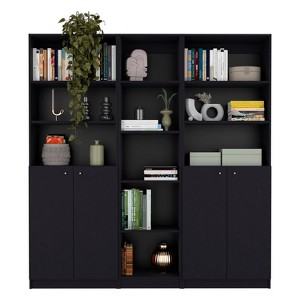 NicBex 11 Shelves File Cabinet with 2 Cabinets,Office Cabinet with Tier-Shelving Design,Lateral Storage Cabinet,Filing Cabinet for Home Office - 1 of 4