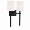 Crystorama Lighting Bromley 2 - Light Sconce in  Black Forged - 2 of 4