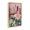 Stupell Industries New York Spring Cityscape Floating Frame Canvas Art - 2 of 4