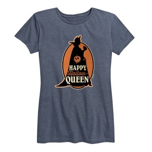 Women's - Disney Villains - Happy Hallowqueen Short Sleeve Graphic T-Shirt - 1 of 4