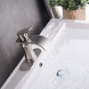 BWE Waterfall Single Hole Single-Handle Low-Arc Bathroom Faucet With Suppy Line - 4 of 4
