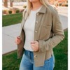 Women's Crop Shacket - Hem & Thread - 2 of 4